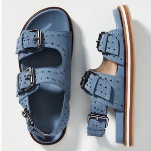 Pilcro Studded Slingback Sandals Blue Size US 9 - NEW - out of stock everywhere